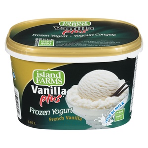 Island Farms Vanilla Plus Frozen Yogurt French Vanilla