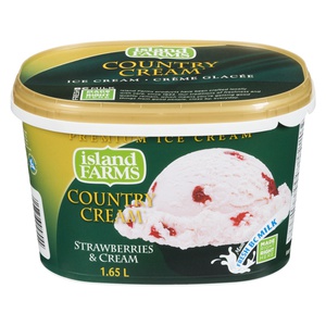 Island Farms Country Cream Strawberries & Cream Ice Cream
