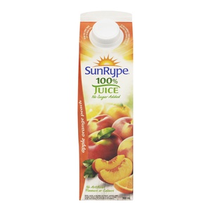 Sun Rype 100% Juice Apple Orange Peach