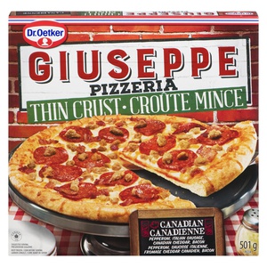 Dr Oetker Giuseppe Pizzeria Thin Crust Canadian Pizza