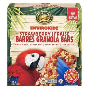Envirokidz Organic Chewy Strawberry Granola Bars