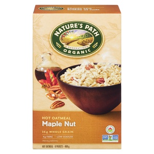 Natures Path Organic Instant Oatmeal Maple Nut