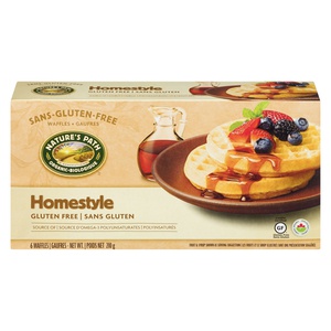 Natures Path Organic Waffles Homestyle