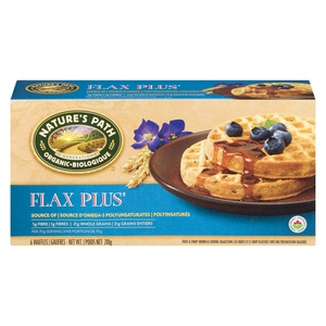 Natures Path Organic Waffles Flax Plus