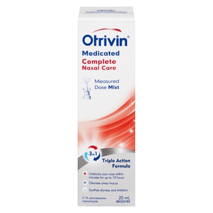 Otrivin Complete Nasal Care Cold & Allergymist