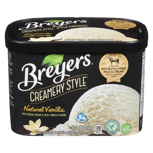 Breyers Creamery Style Natural Vanilla Ice Cream