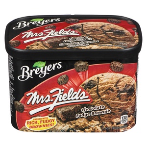 Breyers Mrs. Fields Chocolate Fudge Brownie