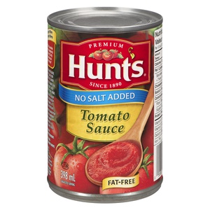 Hunts Tomato Sauce No Salt Added