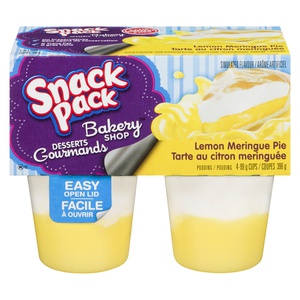 Hunts Snack Pack Lemon Meringue Pie