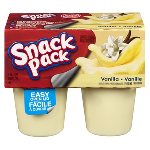 Hunts Pudding Snack Pack Vanilla