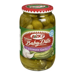Bicks Premium Baby Dill Pickles Ultimate Garlic