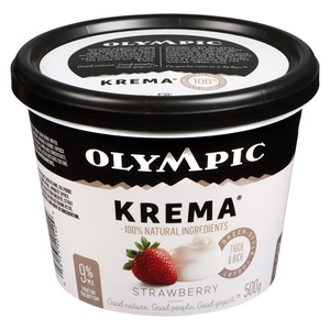 Olympic Krema Greek Style Yogurt Strawberry Supreme