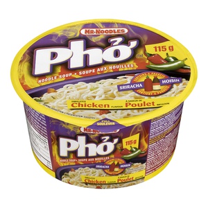 Mr Noodles Pho Chicken Noodle Soup Bowl