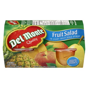 Del Monte Bowls Fruit Salad