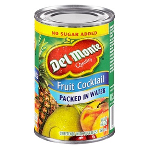 Del Monte No Suagr Added Fruit Cocktail Packed in Water