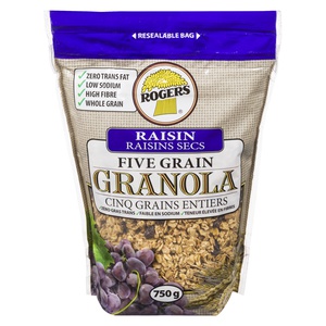 Rogers Five Grain Granola Raisin