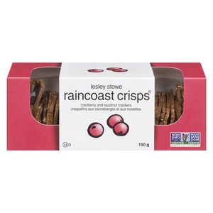 Lesley Stowes Raincoast Crisps Cranberry and Hazelnut