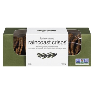 Lesley Stowes Raincoast Crisps Rosemary Raisin Pecan Cracker
