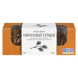 Lesley Stowes Raincoast Crisps Salty Date and Almond Cracker
