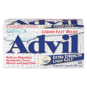 Advil Ibuprofen Liquid Gel Extra