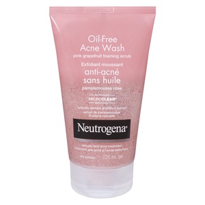 Neutrogena Acne Wash Scrub Oil Free Pink Grapefruit