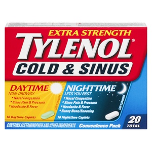 Tylenol Ex Strength Cold Sinus Day/Night 10+10