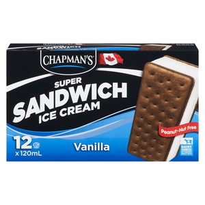 Chapmans Ice Cream Sandwich Vanilla