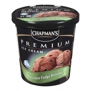 Chapmans Premium Ice Cream Chocolate Fudge Brownie
