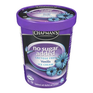 Chapmans Ice Cream No Sugar Added Vanilla