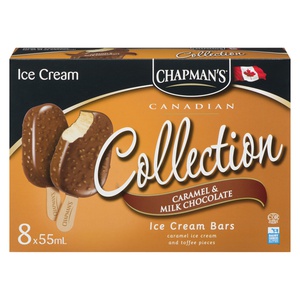 Chapmans Collection Ice Cream Bars Creme Caramel and Toffee