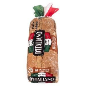 d'ITALIANO Whole Wheat Thick Sliced Bread