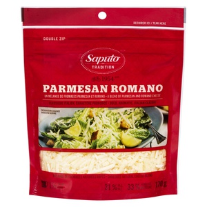 Saputo Parmesan Romano Shredded Cheese