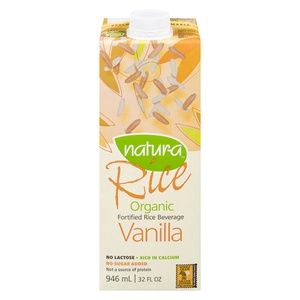 Natura Organic Rice Beverage Vanilla