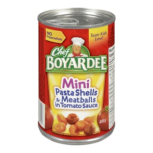 Chef Boyardee Mini Pasta Shells & Meatballs in Tomato Sauce