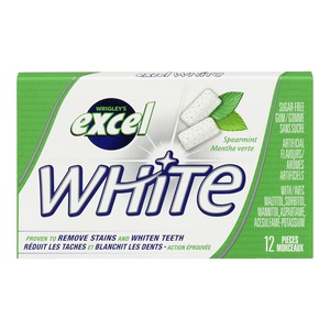Excel White Spearmint Gum