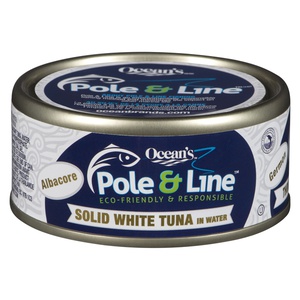 Oceans Pole & Line Solid White Albacore Tuna in Water