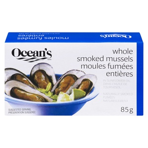 Oceans Whole Smoked Mussels