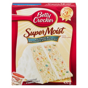 Betty Crocker Super Moist Rainbow Bit Cake Mix