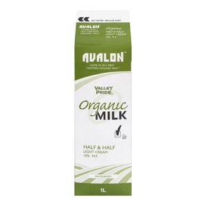 Avalon Valley Pride Organic Cream Half & Half 10%