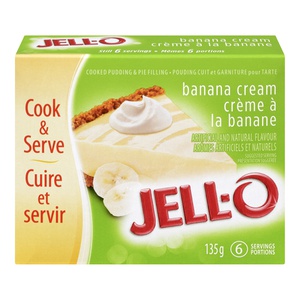 Jello Cook & Serve Pudding & Pie Filling Banana Cream