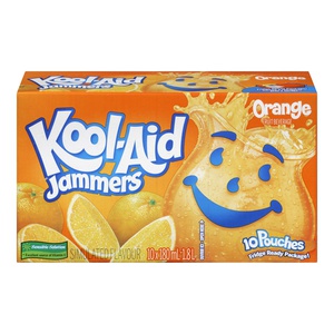Kool Aid Jammers Orange Fruit Beverage