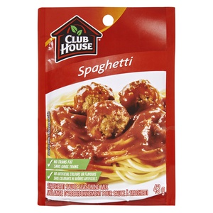 Club House Spaghetti Sauce Seasoning Mix