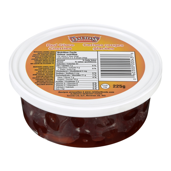 DALTON'S RED GLACE CHERRIES