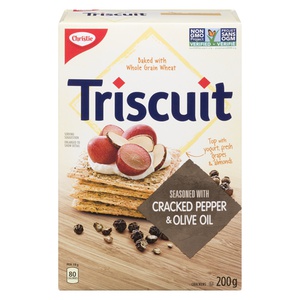 Christie Triscuit Seasoned W/ Cracked Pepper and Olive Oil