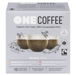 Onecoffee Organic Variety Pack Coffee Pods