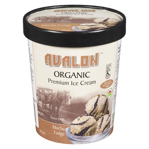 Avalon Organic Premium Ice Cream Mocha Fudge