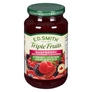 Ed Smith Triple Fruits Raspberry Strawberry & Blackberry Jam
