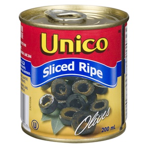 Unico Sliced Ripe Black Olives