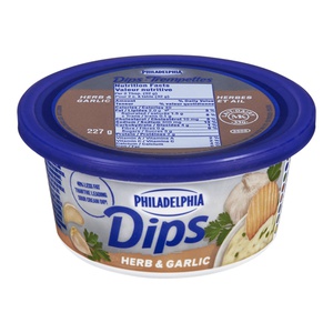 Philadelphia Dips Cream Cheese Herb & Garlic