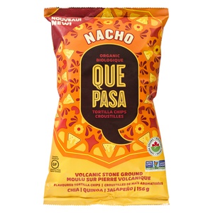 Que Pasa Organic Nacho Thin and Crispy Tortilla Chips